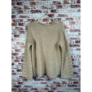 Sundance Chunky Knit Sweater Wool Alpaca Blend Sz M